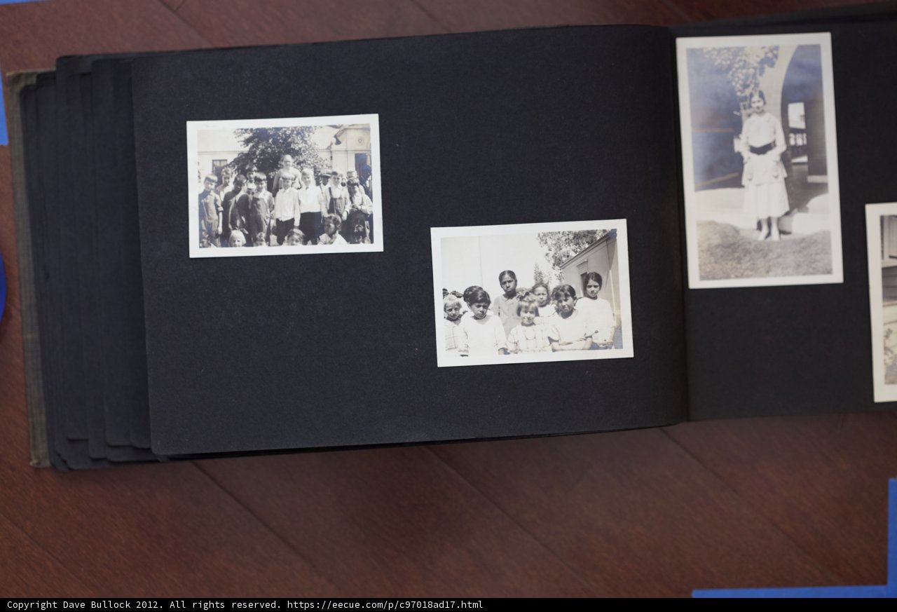 Family Photo Album with Famous Faces
