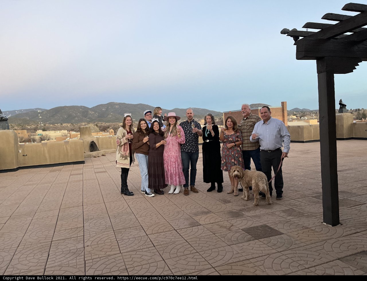 Group Portrait on a Santa Fe Patio