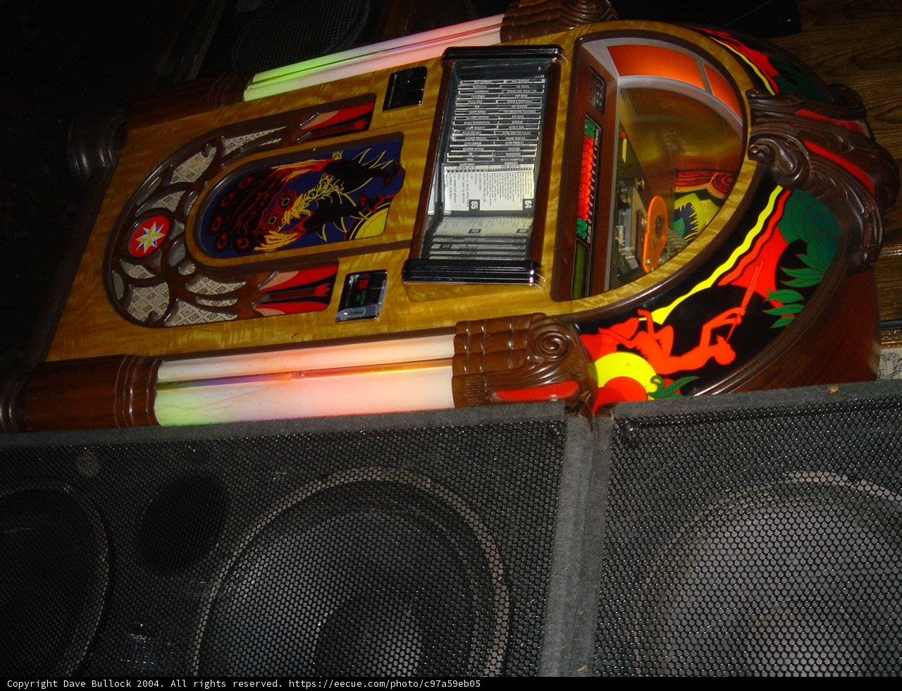 Retro Jukebox with Multi-Color Display
