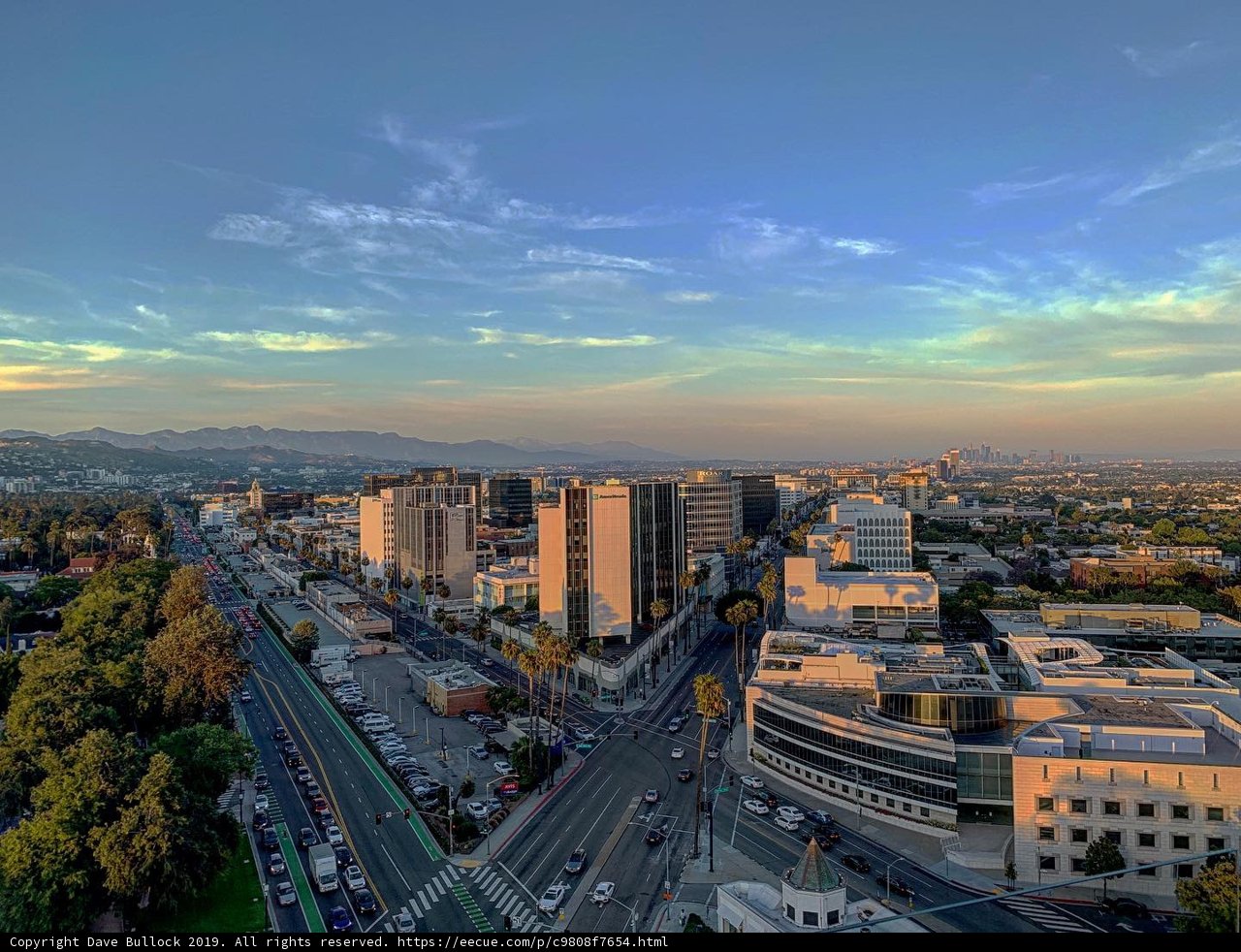 City Horizon at Sunset