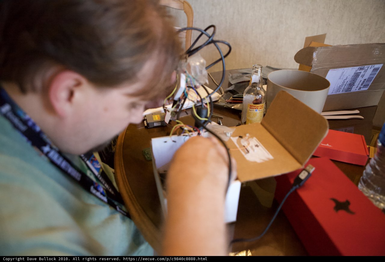 Computer Workstation in Defcon 18