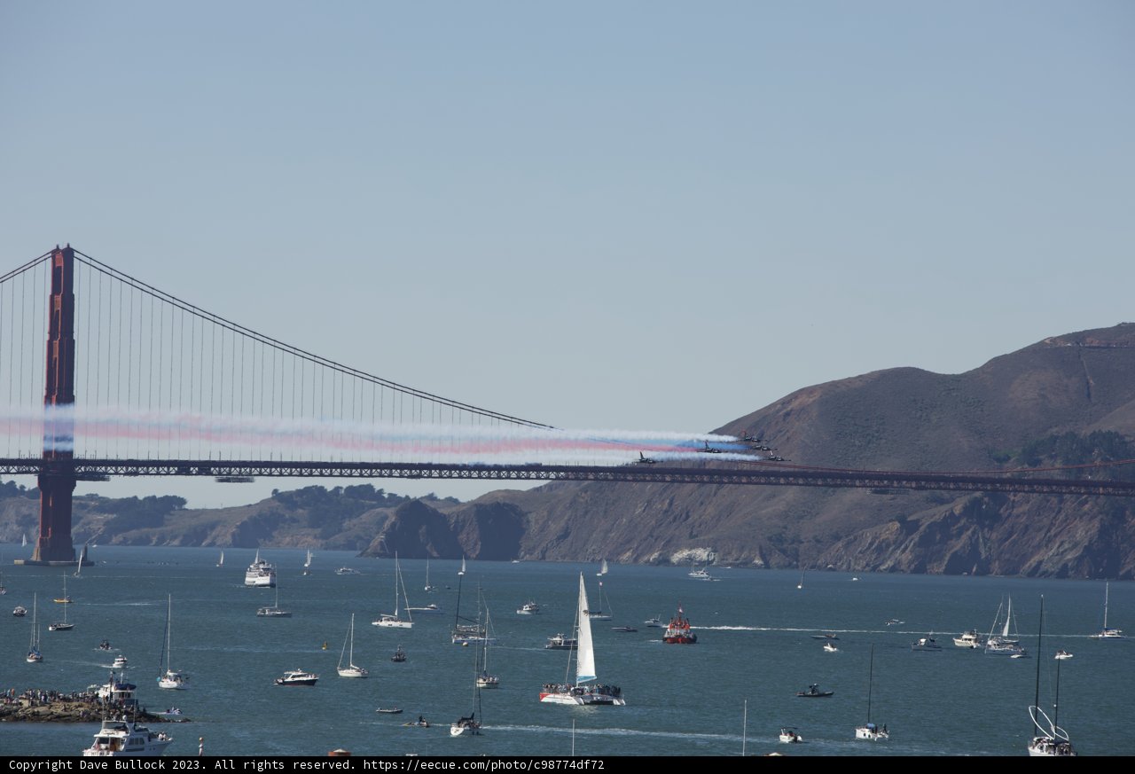 The Majestic Bridge: A Spectacle of Fleet Week 2023