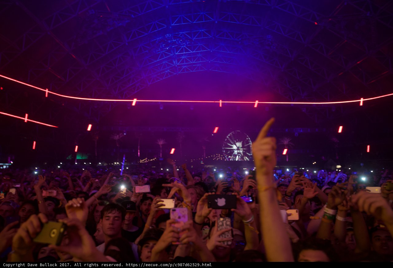 Energized Crowd at 2017 Coachella Concert