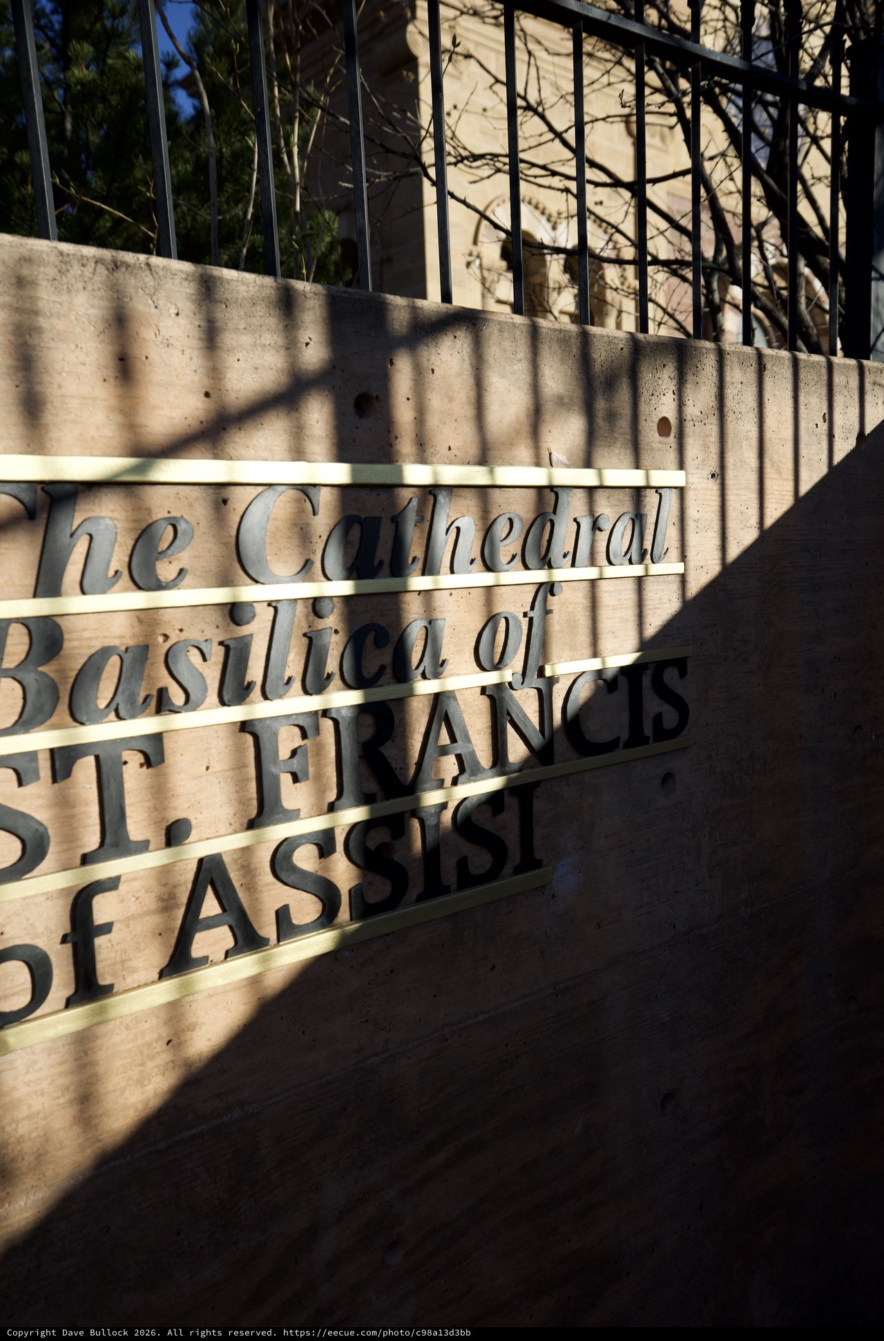 Cathedral Basilica of St. Francis of Assisi Sign