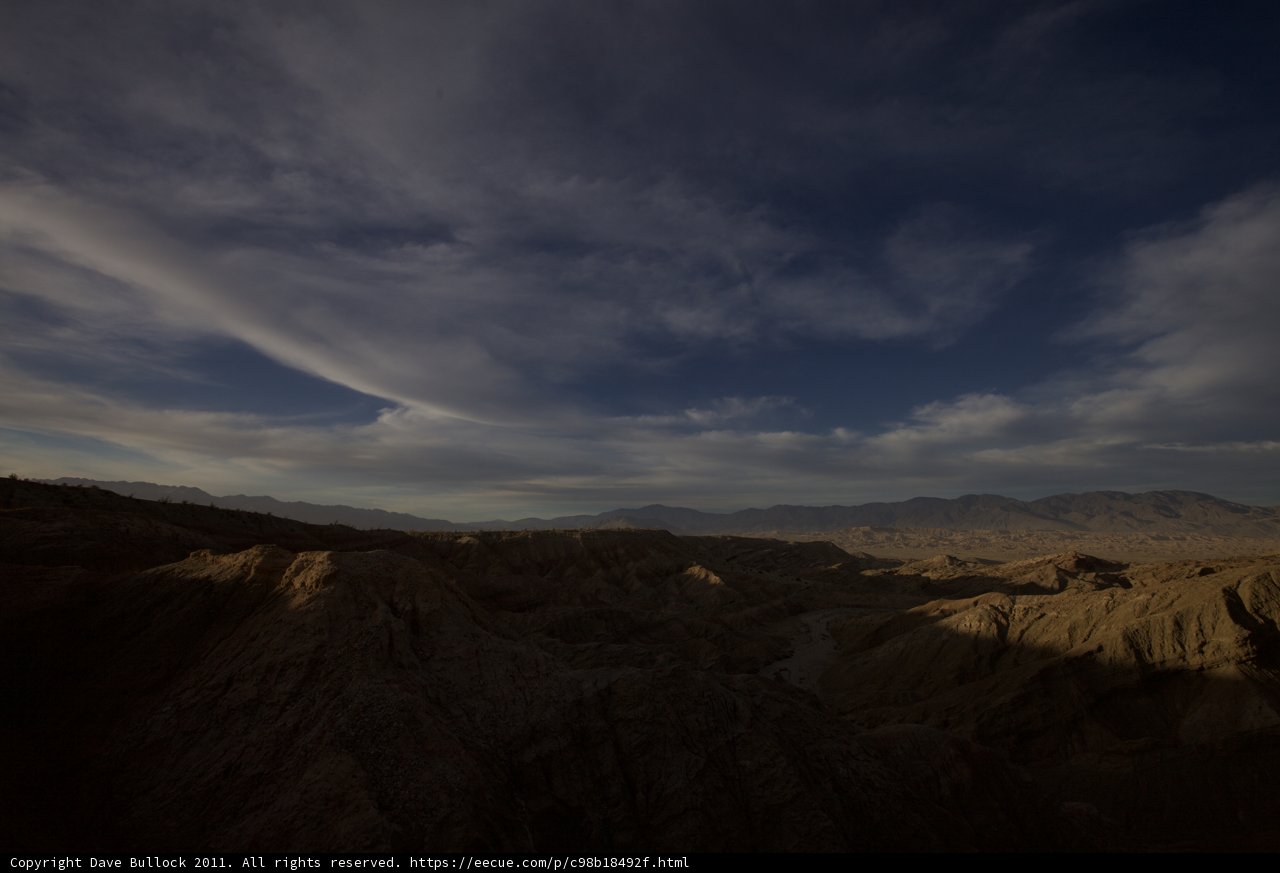 Desert Sunset Over the Majestic Mountains