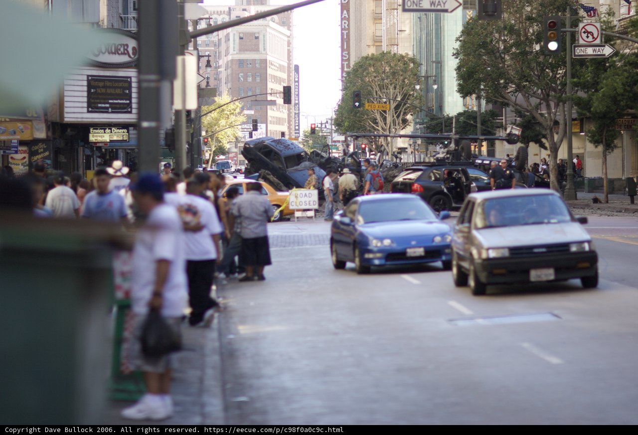 Busy Street in the Heart of the City