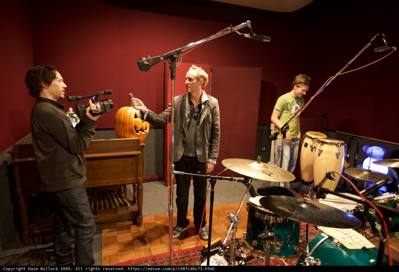 Recording Session for Josh Freese's 2009 Album