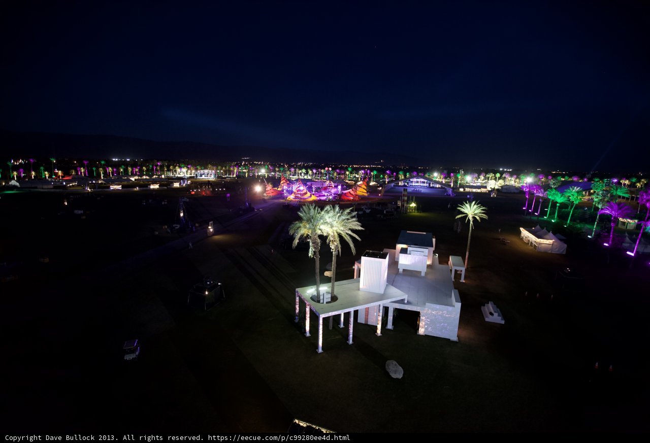 Metropolis at Night: A Spectacular View from Coachella
