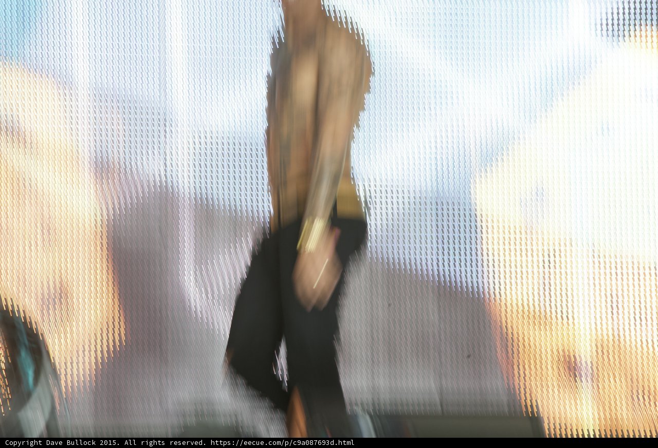 Blurred LED Screen