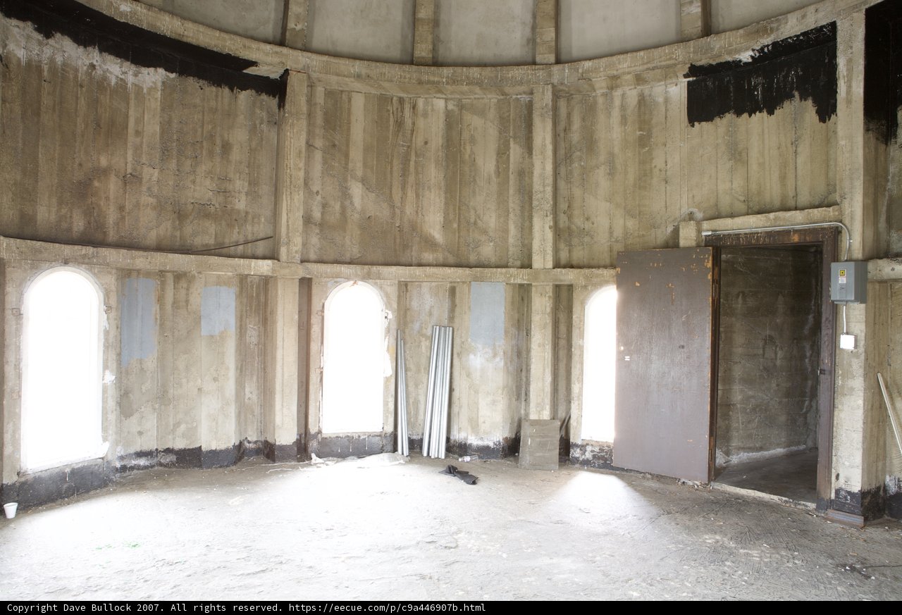 Circular Window in a Building