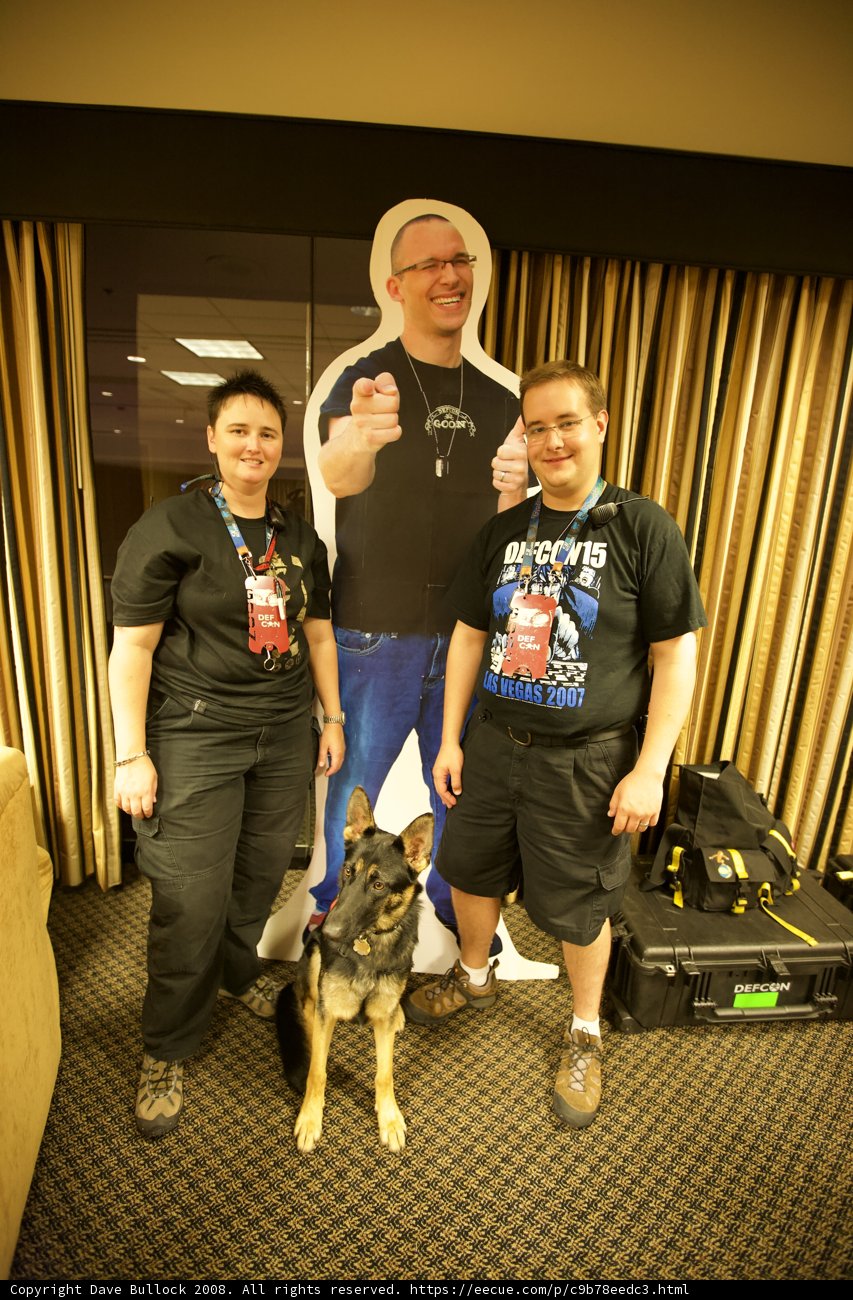 Three Humans and a Canine Companion