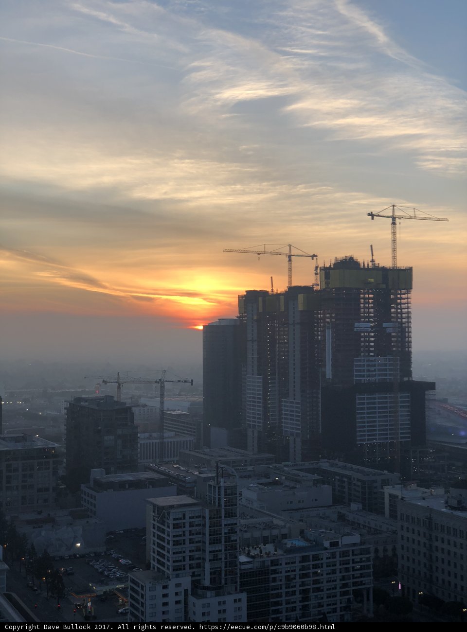 Sunset Silhouette of the Metropolis