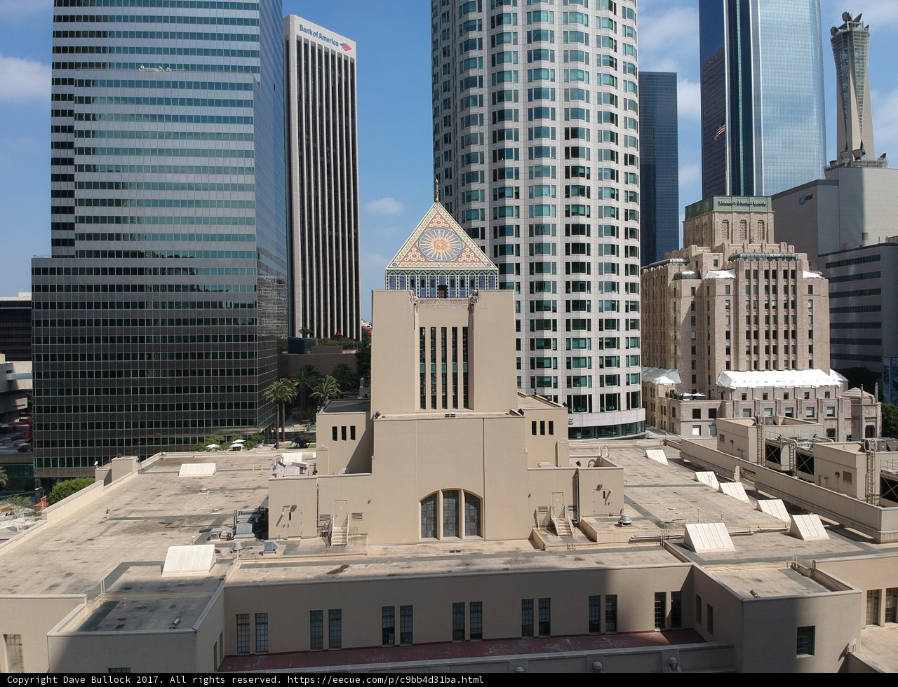 Urban Skyline with Clock Tower