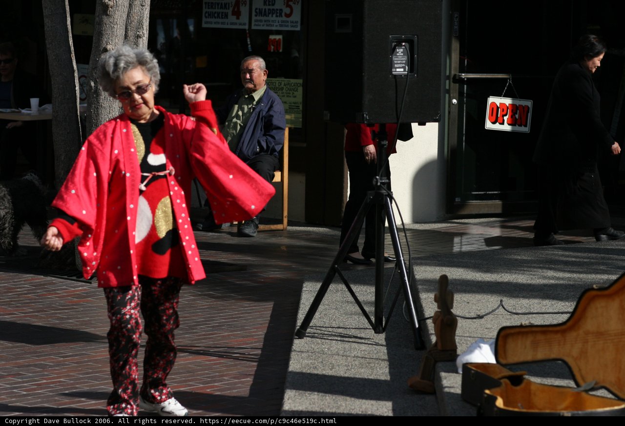 Red Kimono at Little Tokyo