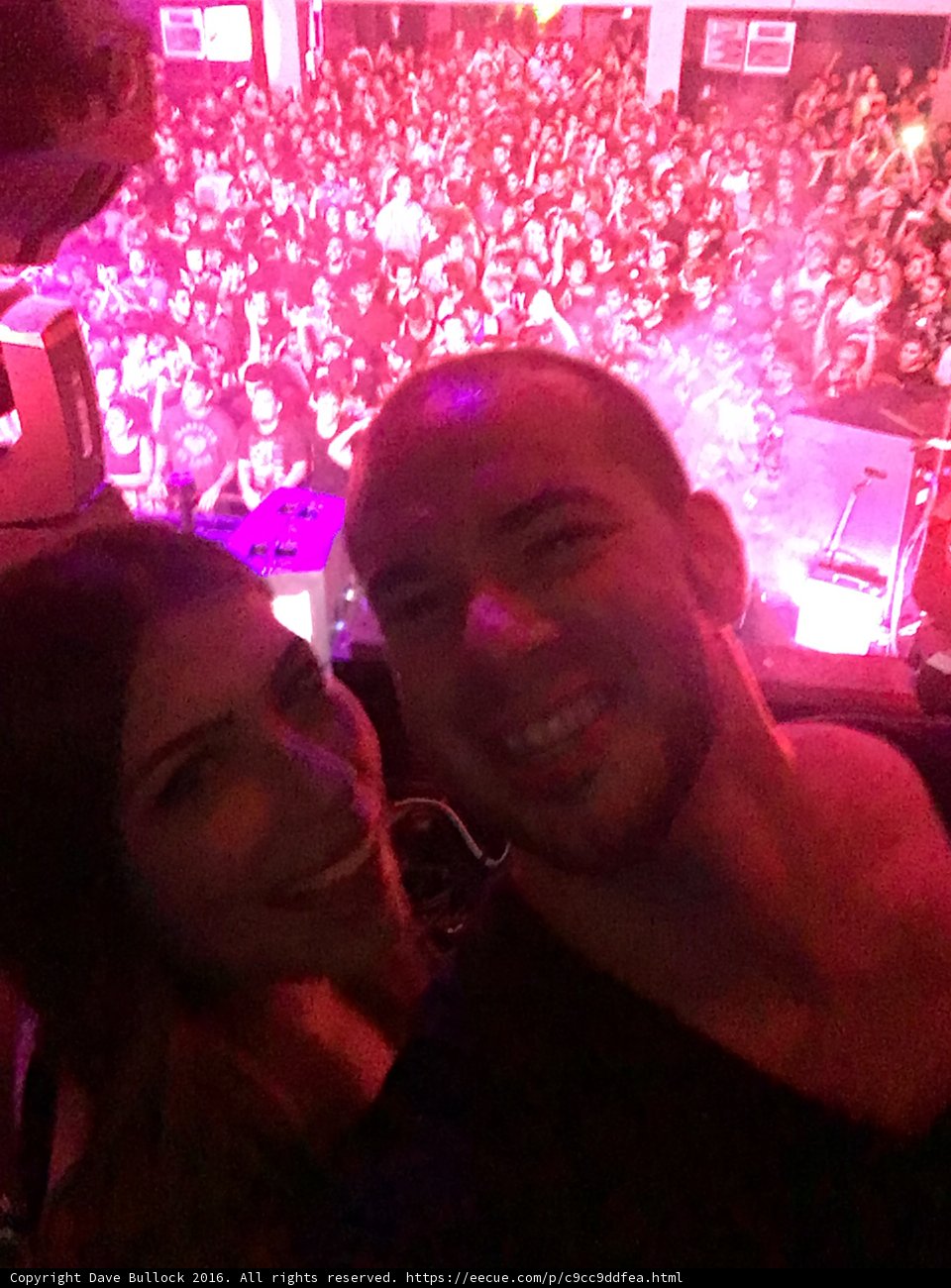 Nightclub Selfie with an Urban Vibe