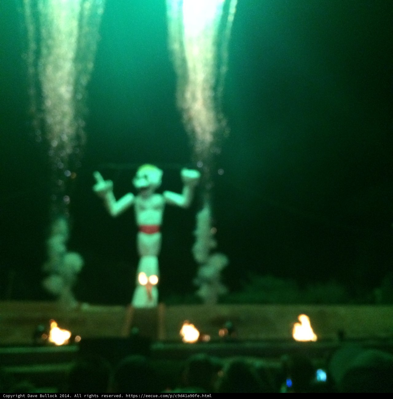 Man with Firework Statue