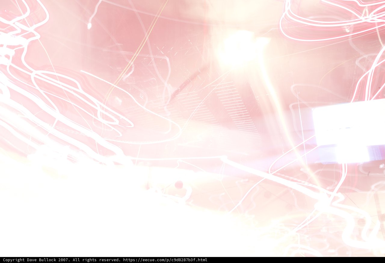 Pink Flare on White Background