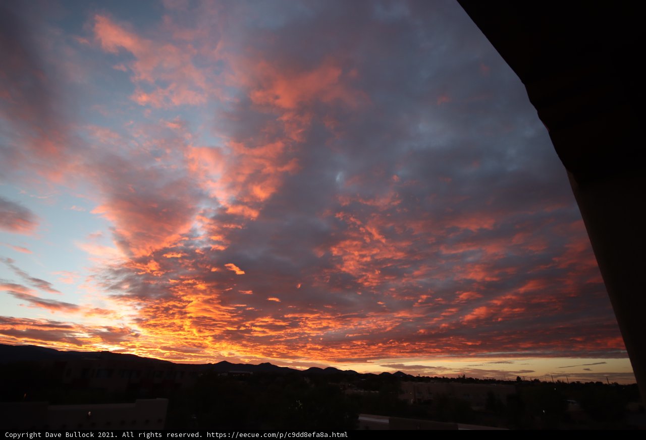 A Scenic View of the Sunset