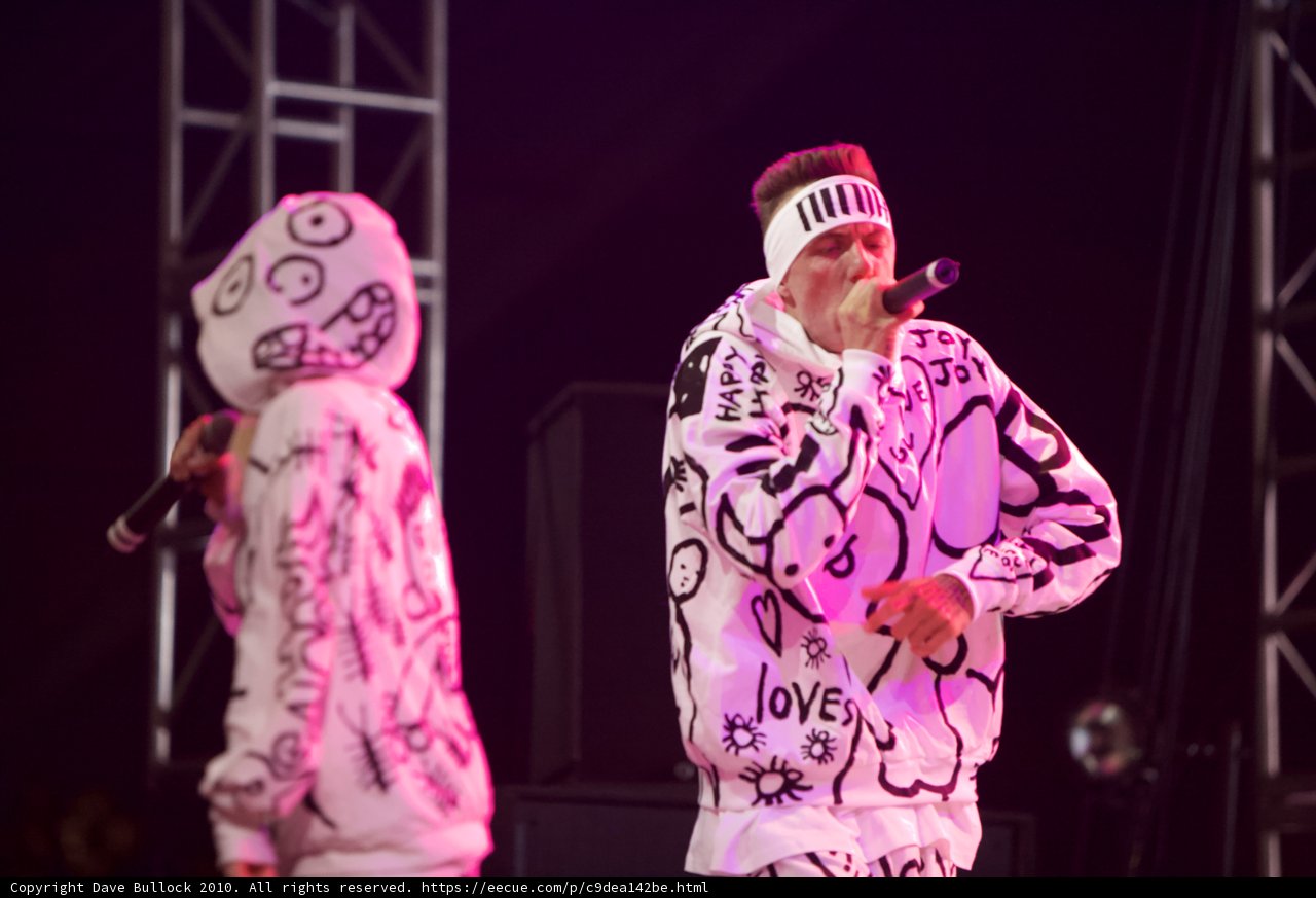 Stage performance at Coachella