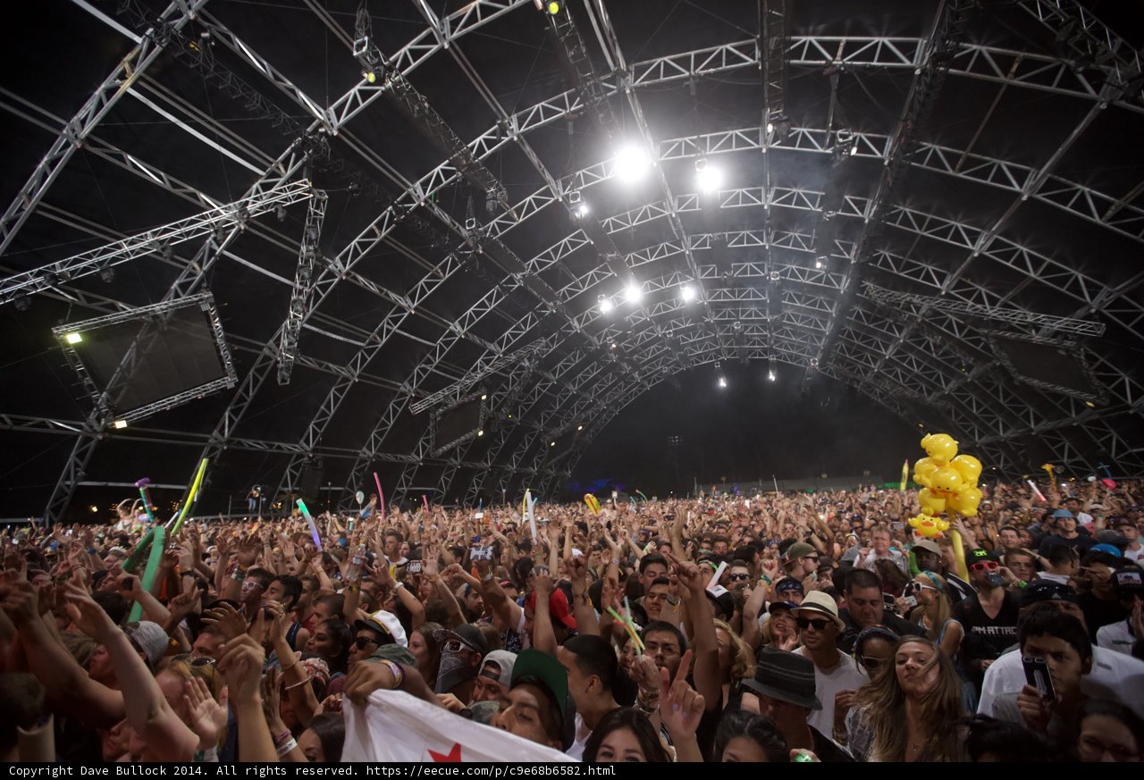 Coachella Music Festival Crowd