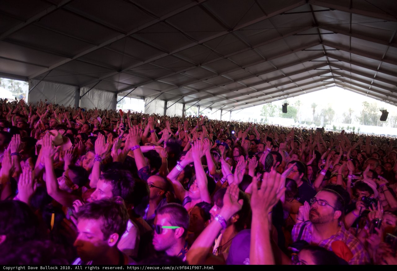 Coachella Crowd Goes Wild