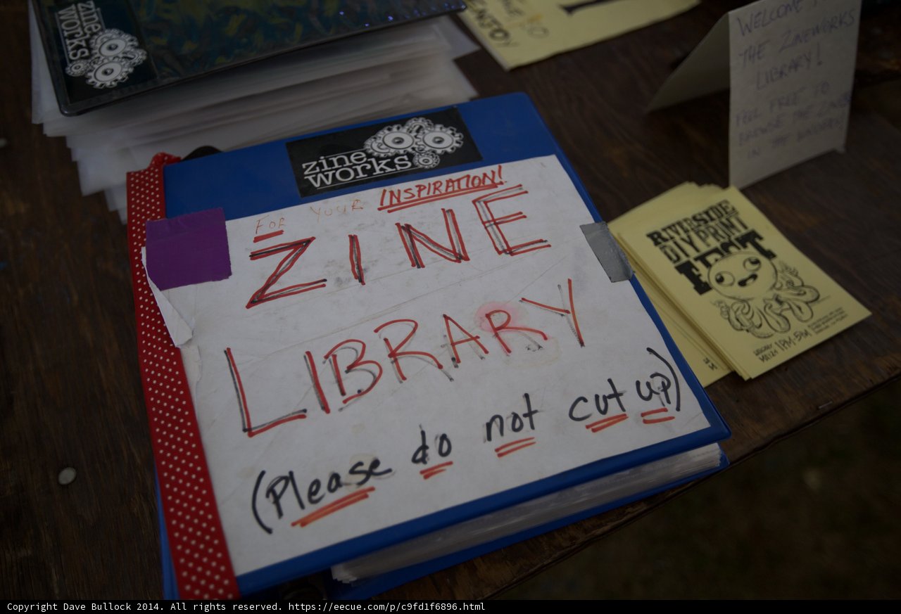 Zine Library at Coachella