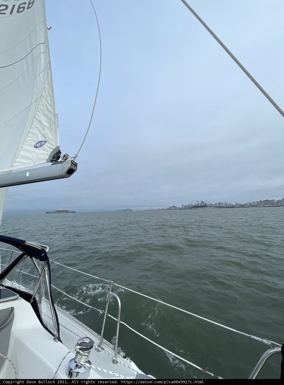 Sailing Away in San Francisco Bay
