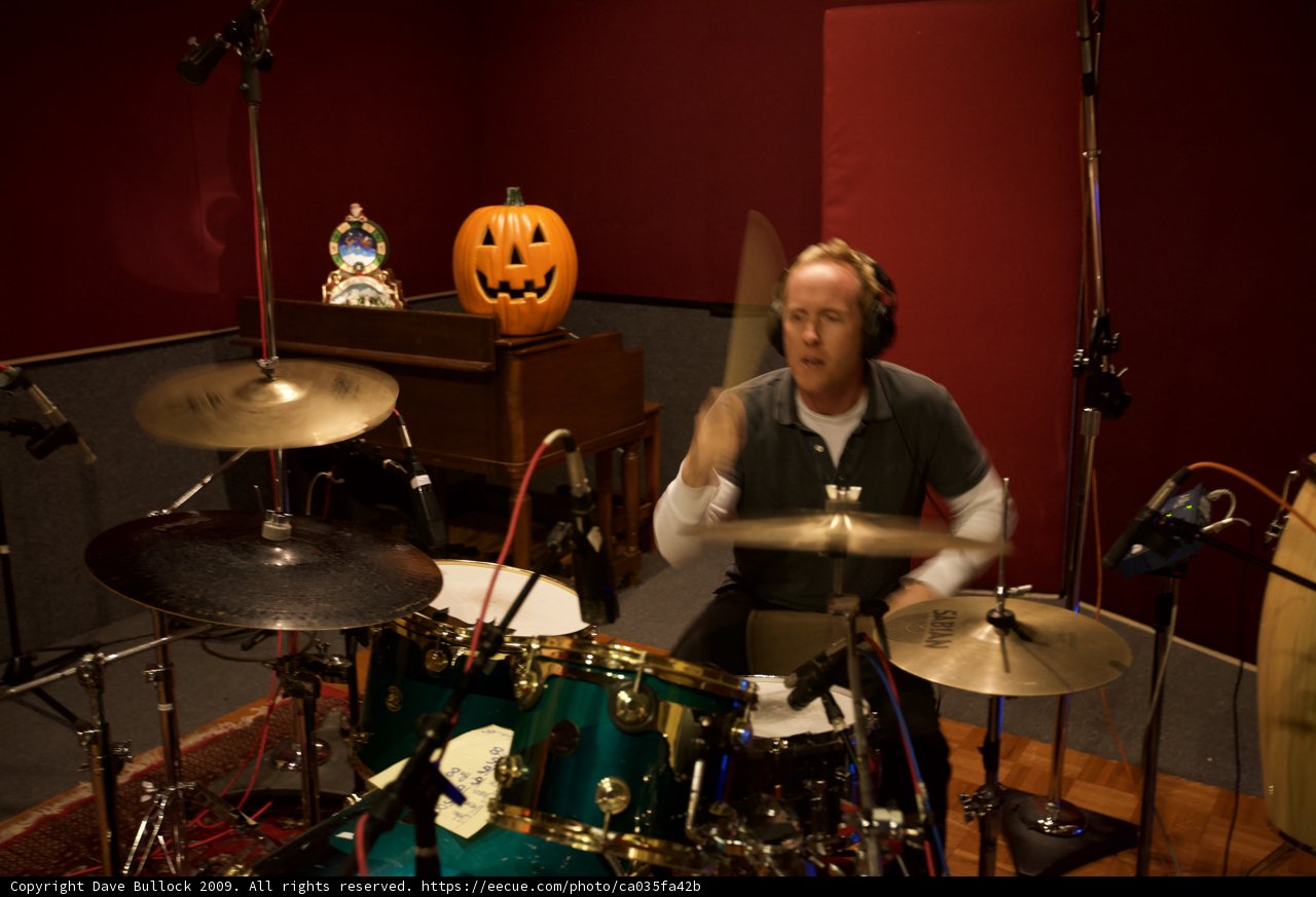 Pumpkin Head Drummer