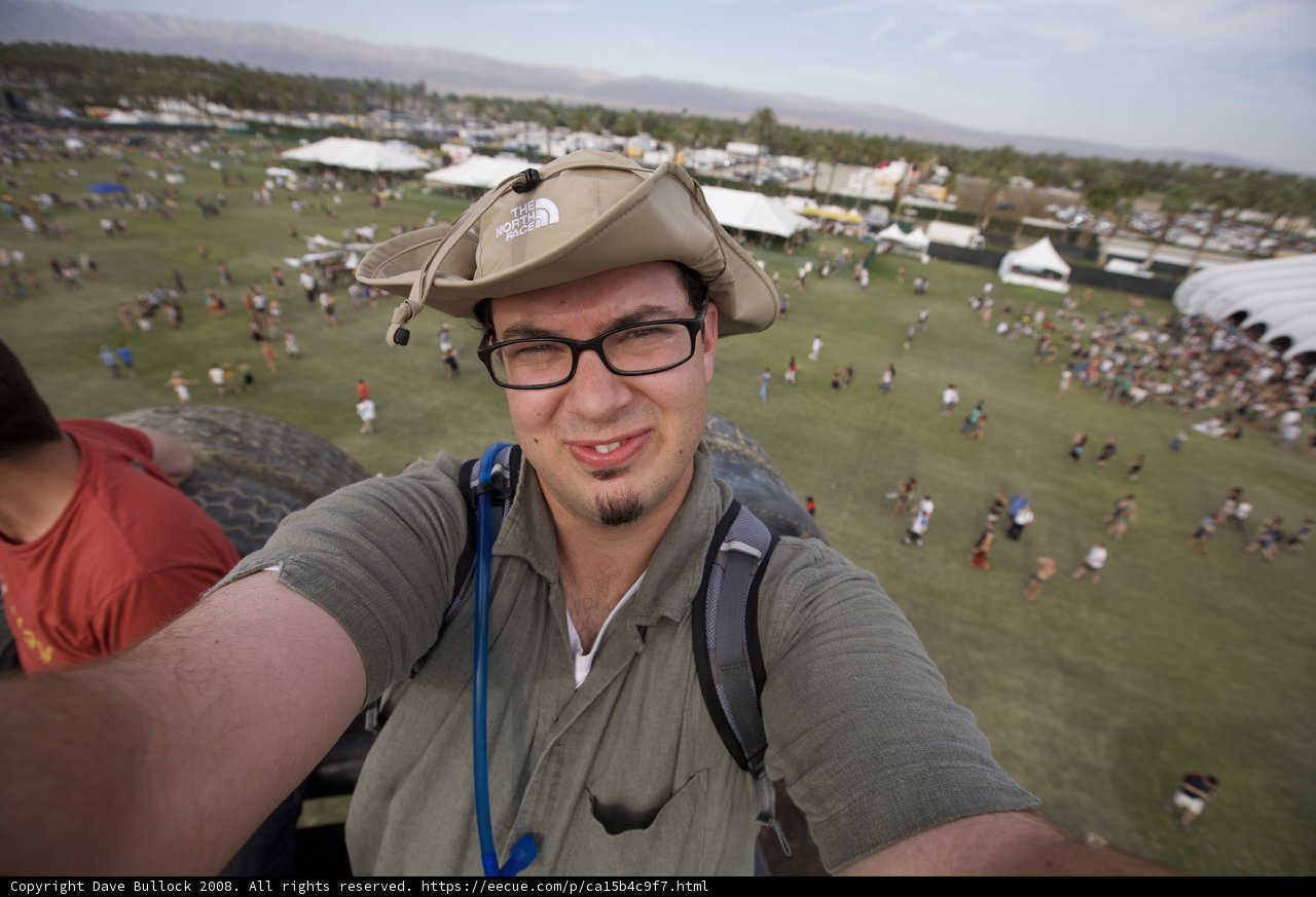 Dave B's Coachella Selfie
