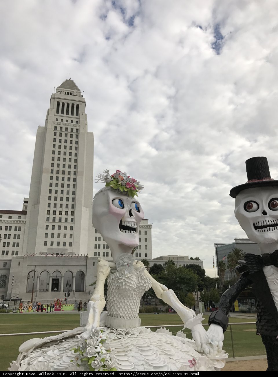 Skeleton Wedding in the City