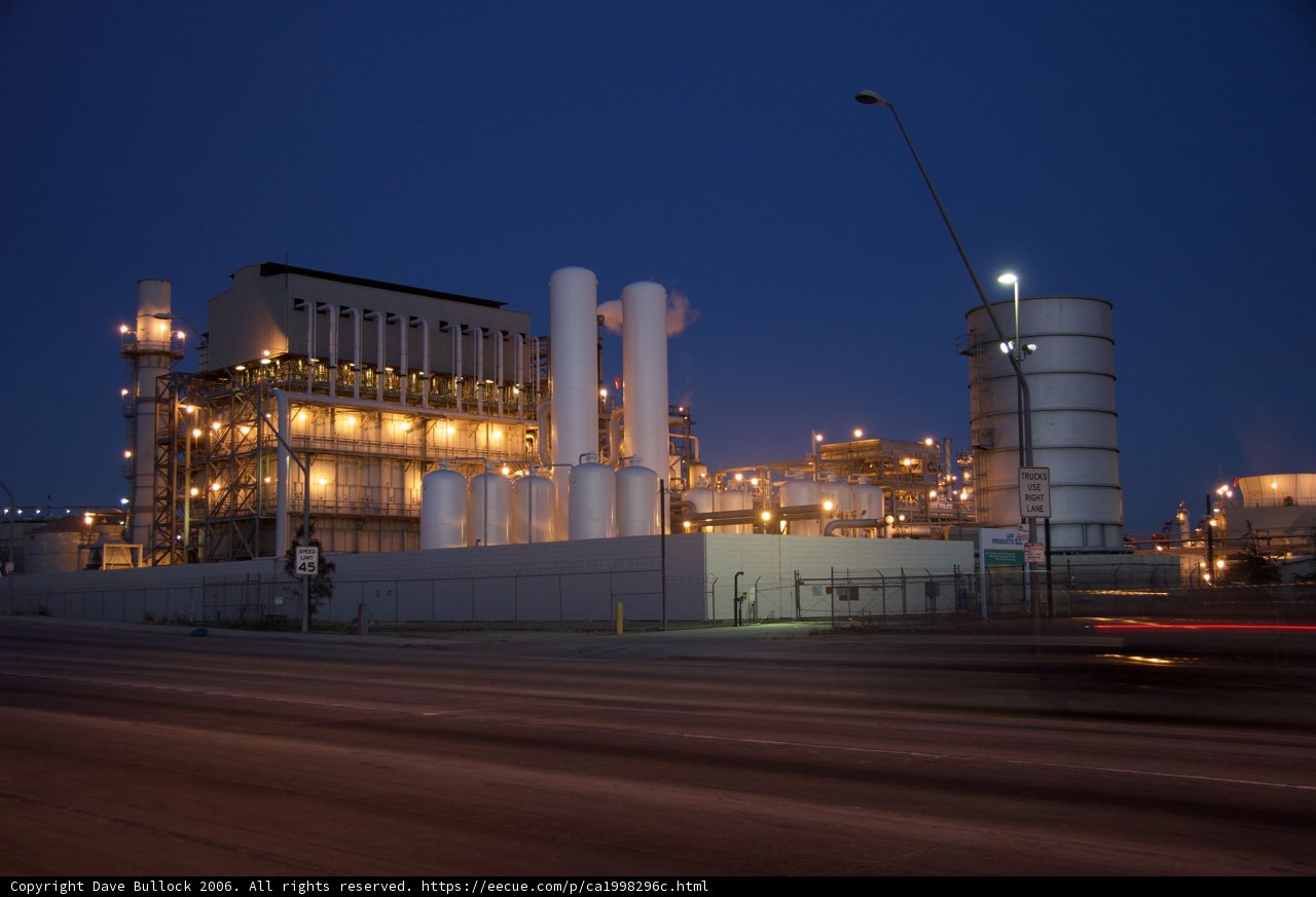 Nighttime at the Industrial Plant