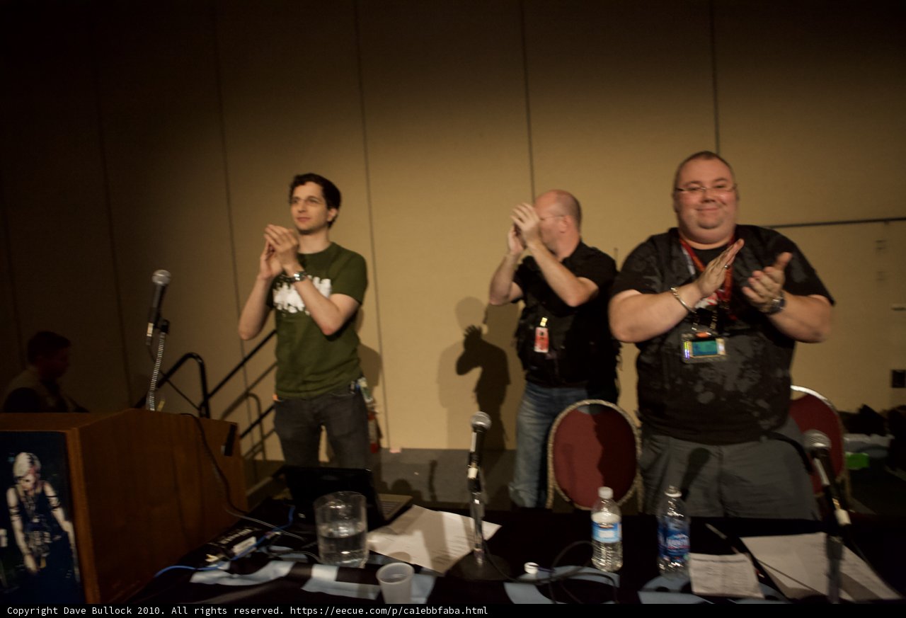 Defcon 18: Three Men at the Podium