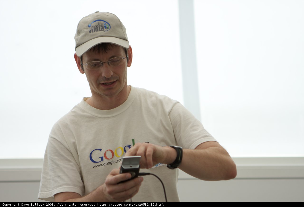 Google Hat Man