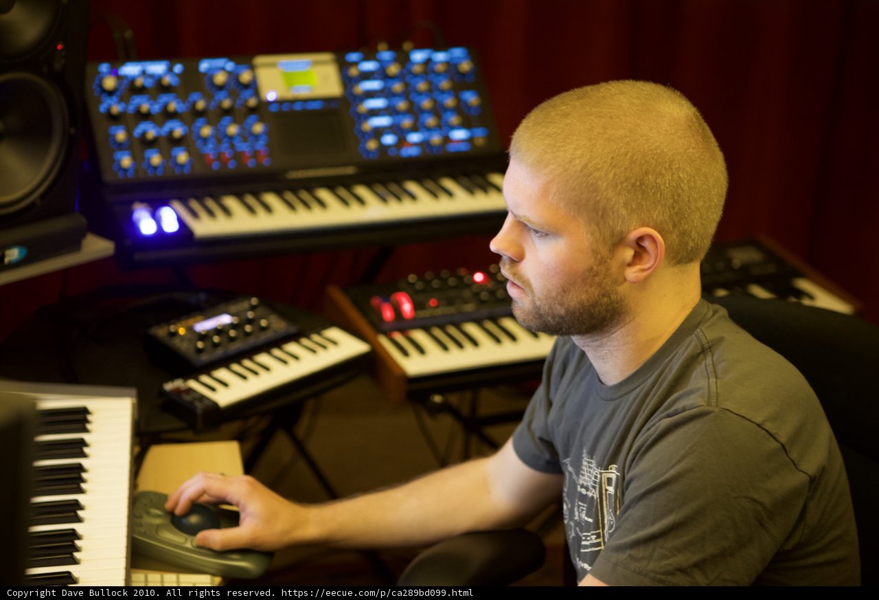 Morgan Page Creating Music on Keyboard