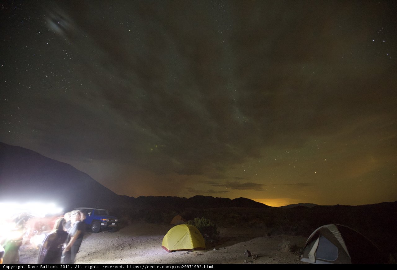 Camping under the Milky Way