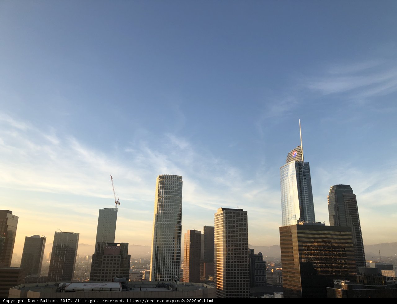 Morning Skyline of Los Angeles