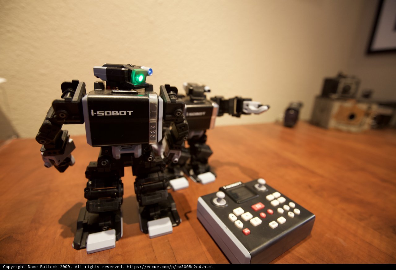 Robotic Toys Take Over the Wooden Table