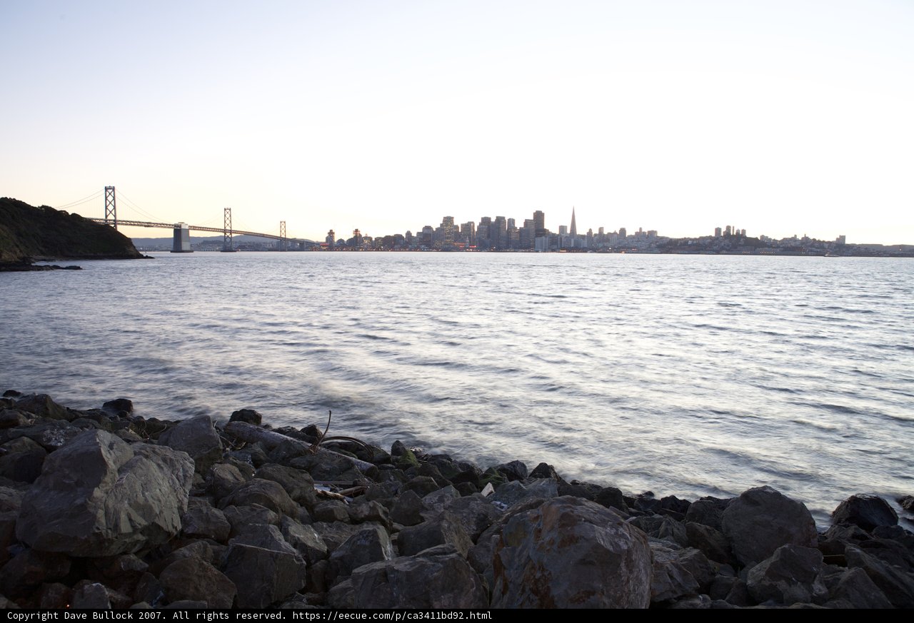Bay View from Treasure Island