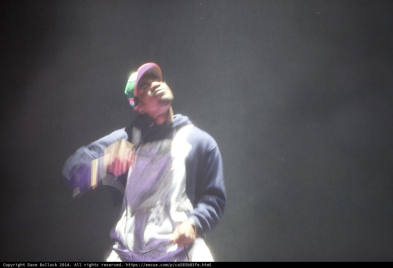 Solo Performance in a Hoodie and Hat