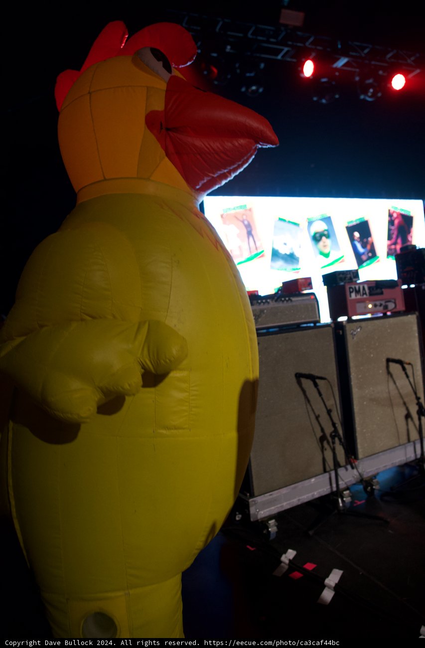 Quirky Contrasts at Coachella 2024: Inflatable Fun Meets High Tech
