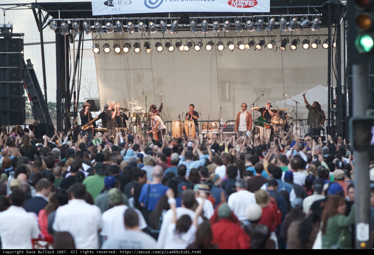 Grand Performances of Ozomatli electrify the Crowd