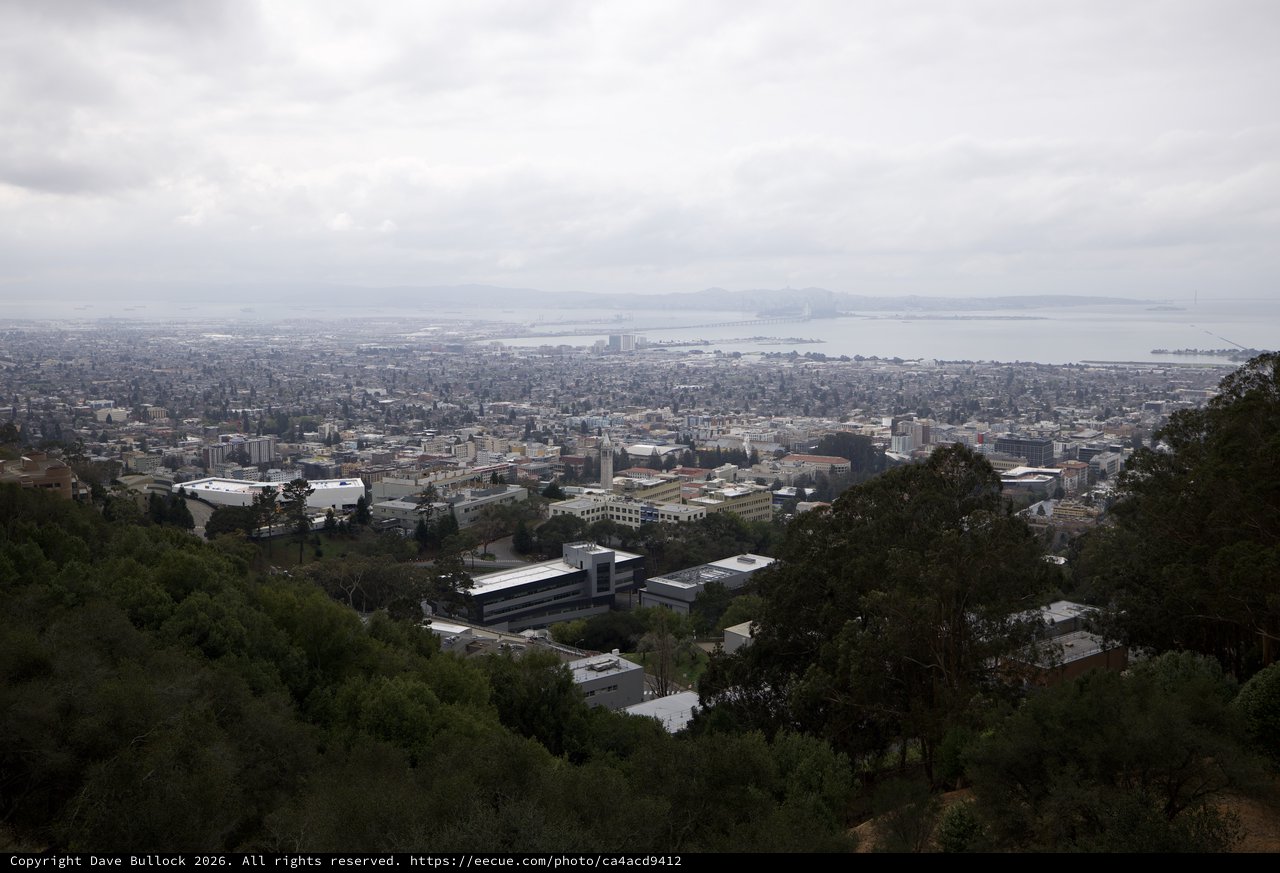 Panoramic View of Berkeley and San Francisco Bay