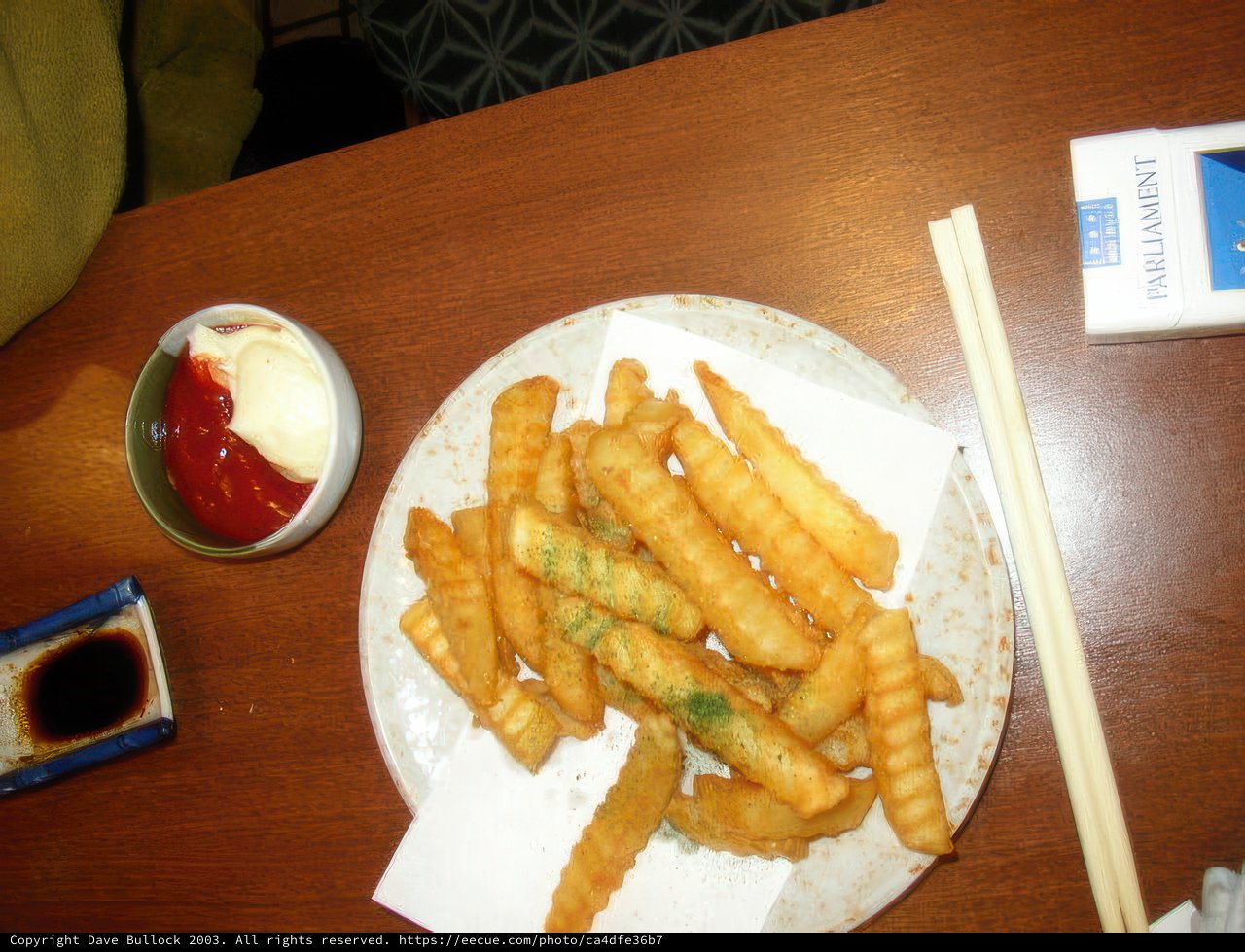 Gourmet Fries with a Side of Savory Sauce