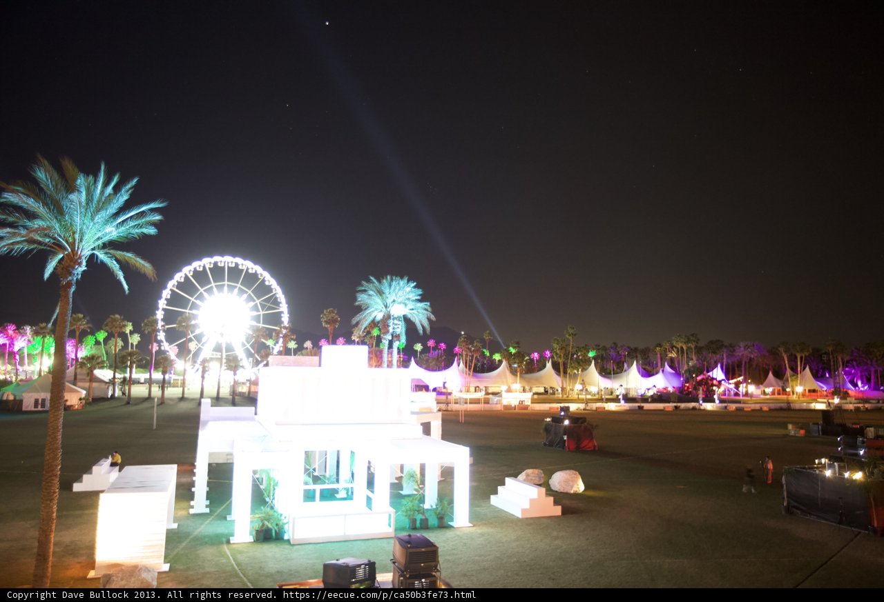 Nighttime Fun at the Palm Tree Park