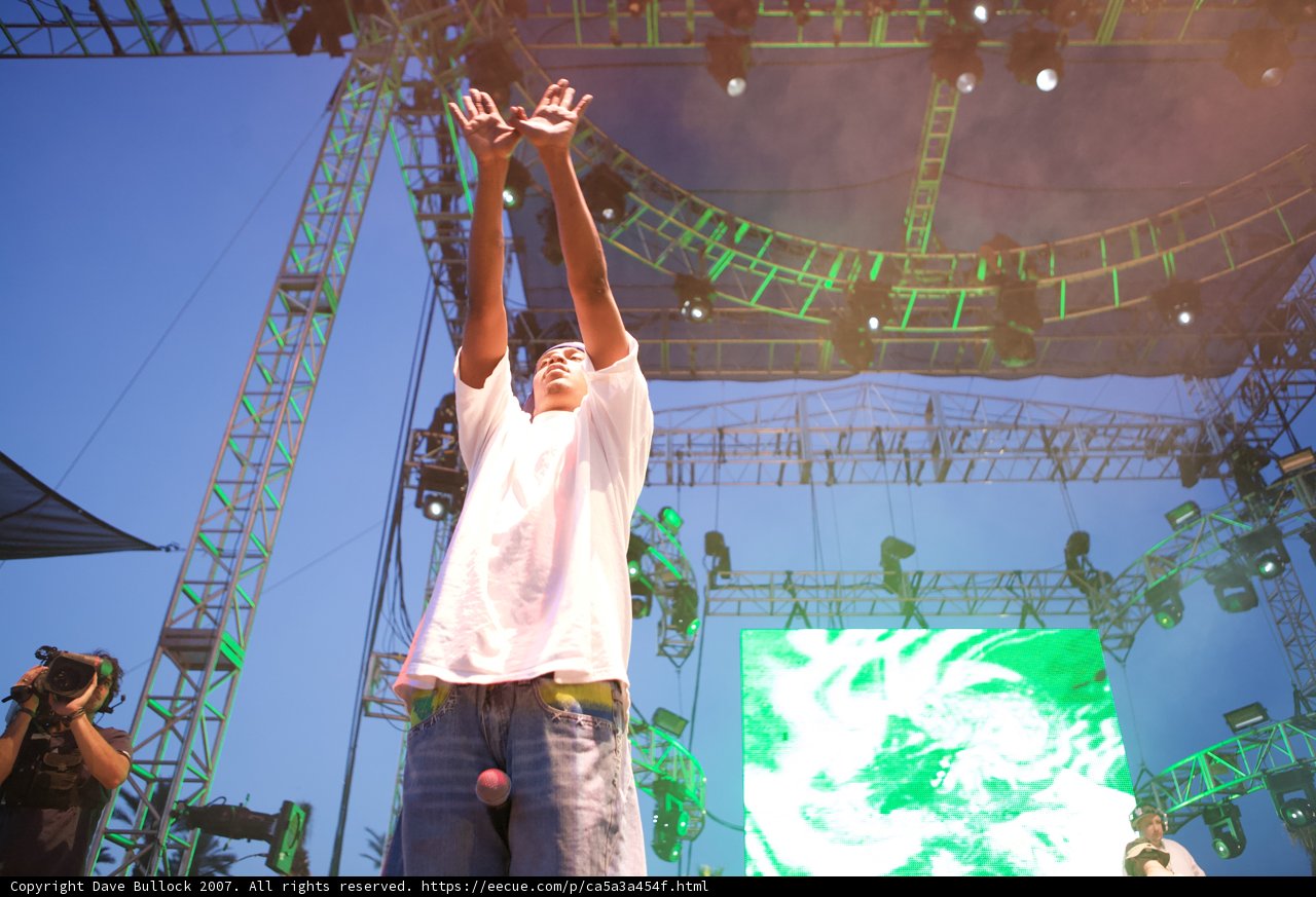 Frisbee Fun at Coachella Concert