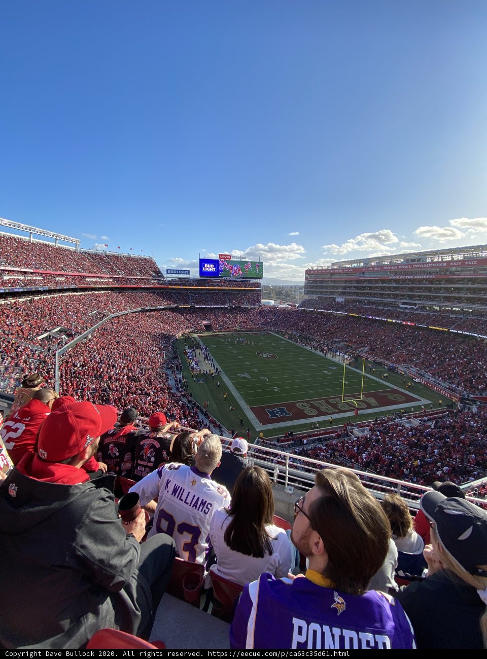 The Excitement of a Football Game at Levi's Stadium