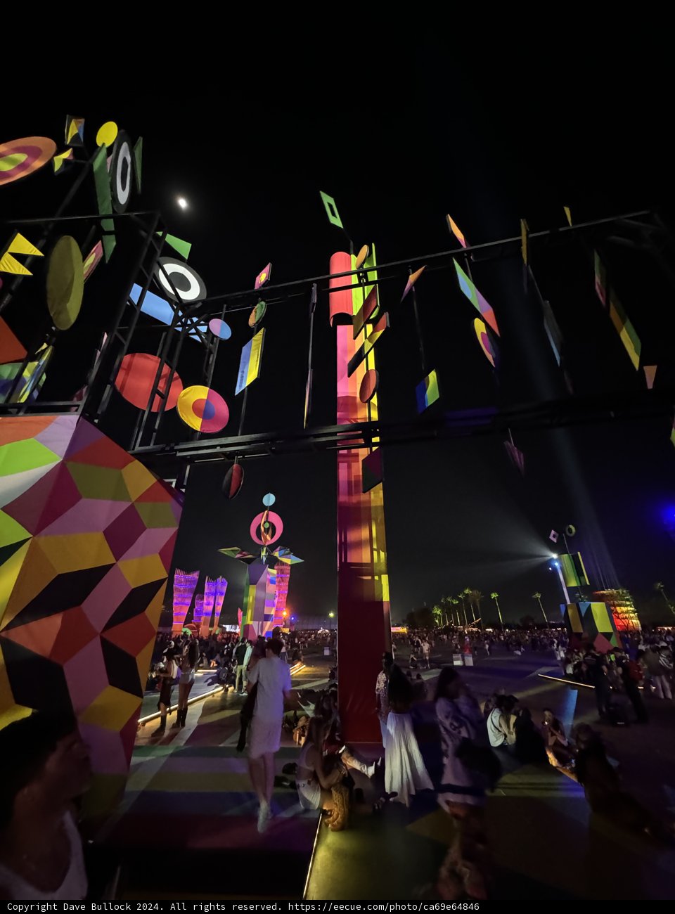 Vibrant Night at Coachella 2024