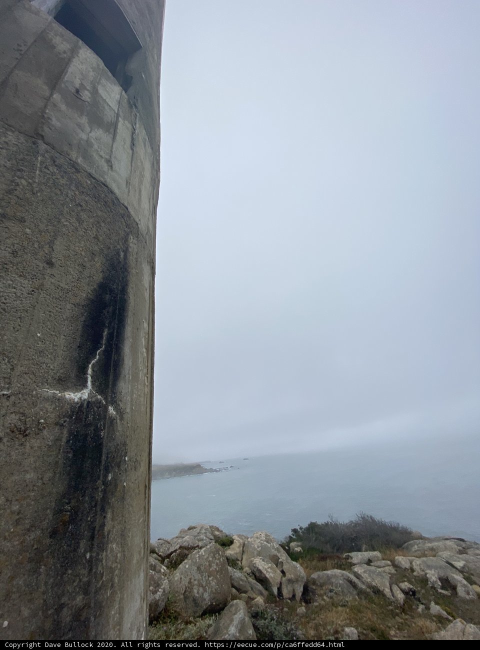 Bunker Pillar by the Ocean