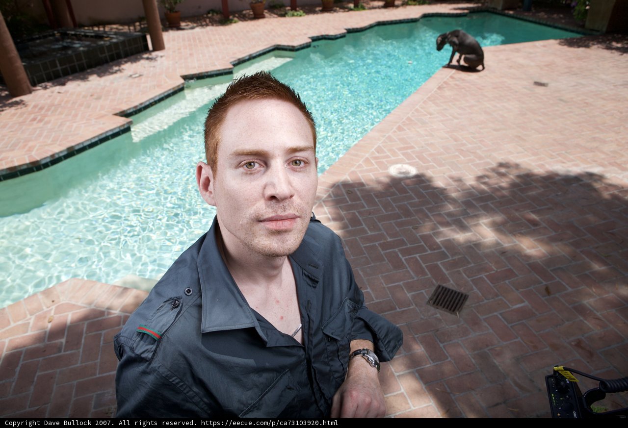 Poolside Portrait