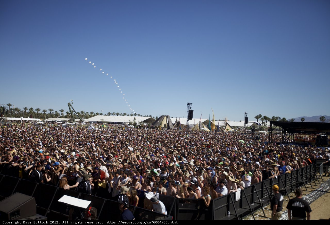 Coachella Crowd Goes Wild